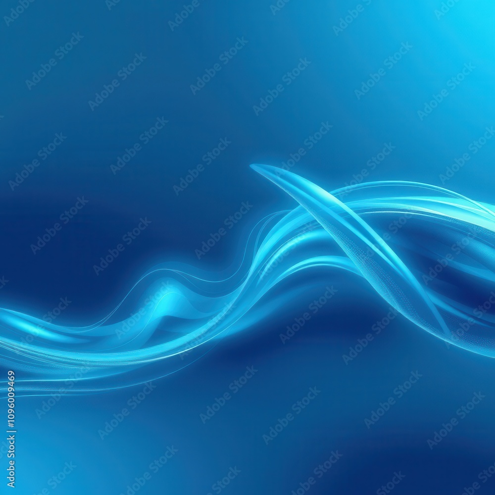 Fototapeta premium An abstract wave background with a blend of blue and teal colors, seamless pattern, decorative backdrop, contemporary art