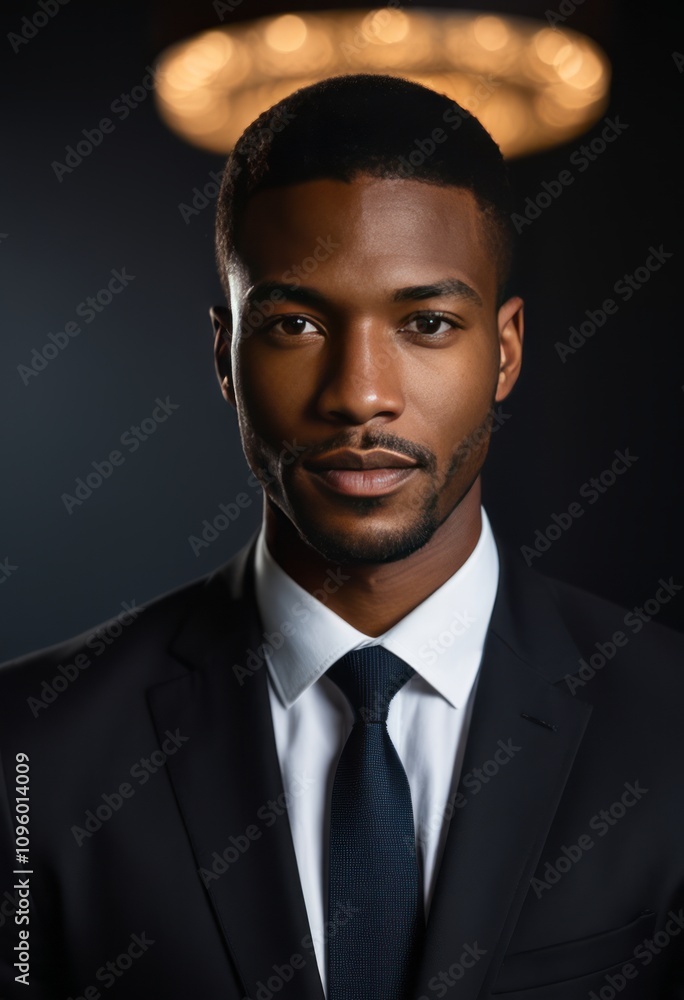 Portrait of handsome young man in black suit looking at camera black businessman portrait Ultra realistic Photorealistic hyperdetailed photography soft light head and shoulders portrait cover Portrait of handsome young man in black suit looking at camera black businessman portrait Ultra realistic Photorealistic hyperdetailed photography soft light head and shoulders portrait cover