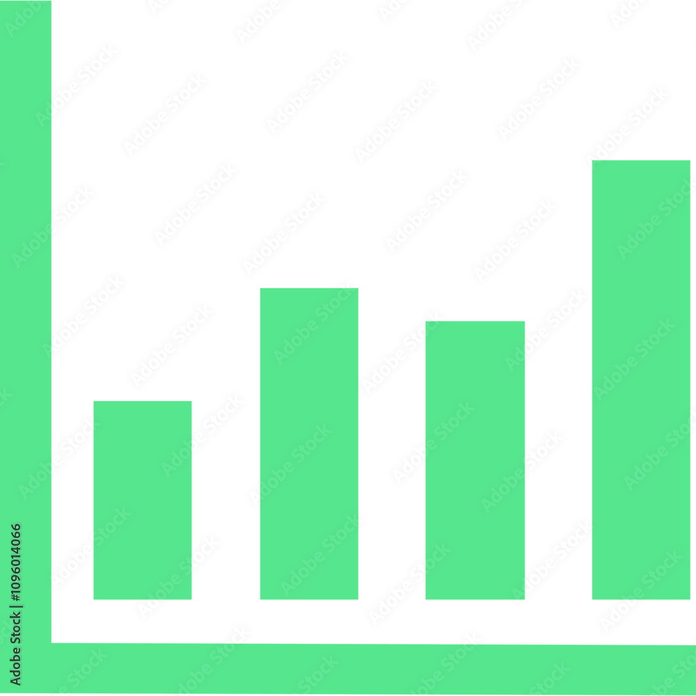 Stats single vector line icon Stats single vector line icon