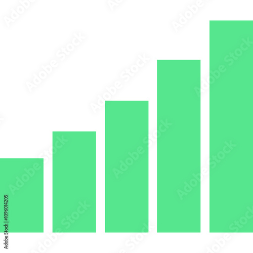 Stats single vector line icon