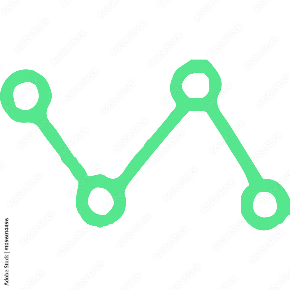 Stats single vector line icon Stats single vector line icon