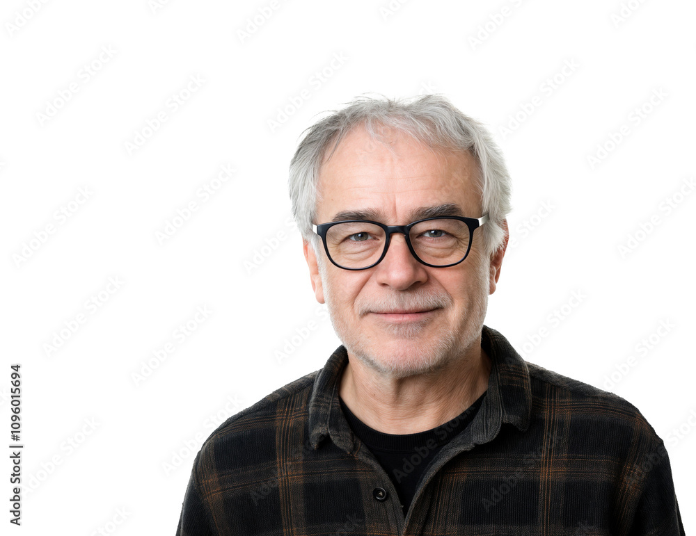 Elegant Senior Men with Glasses Elegant Senior Men with Glasses