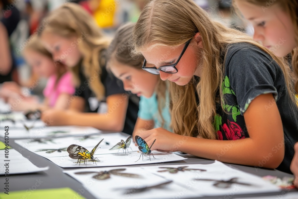 Fototapeta premium Engaging Classroom Learning About Pest Control