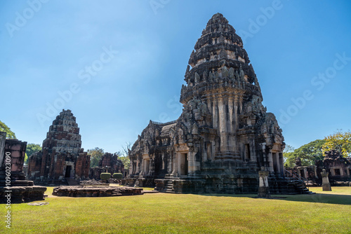 Prasat Hin Phimai is the largest stone Khmer temple in Thailand in Nakhon Ratchasima province. photo