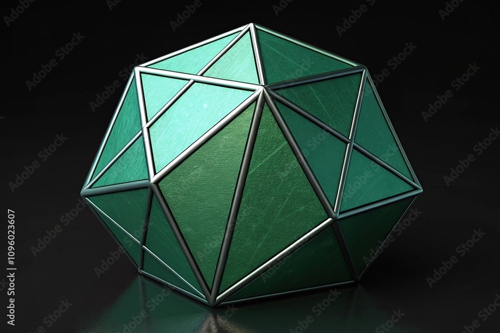 Geometric metallic green diagonal shape on black background, metallic green, modern style, black background, diagonal shape, graphic elements Geometric metallic green diagonal shape on black background, metallic green, modern style, black background, diagonal shape, graphic elements