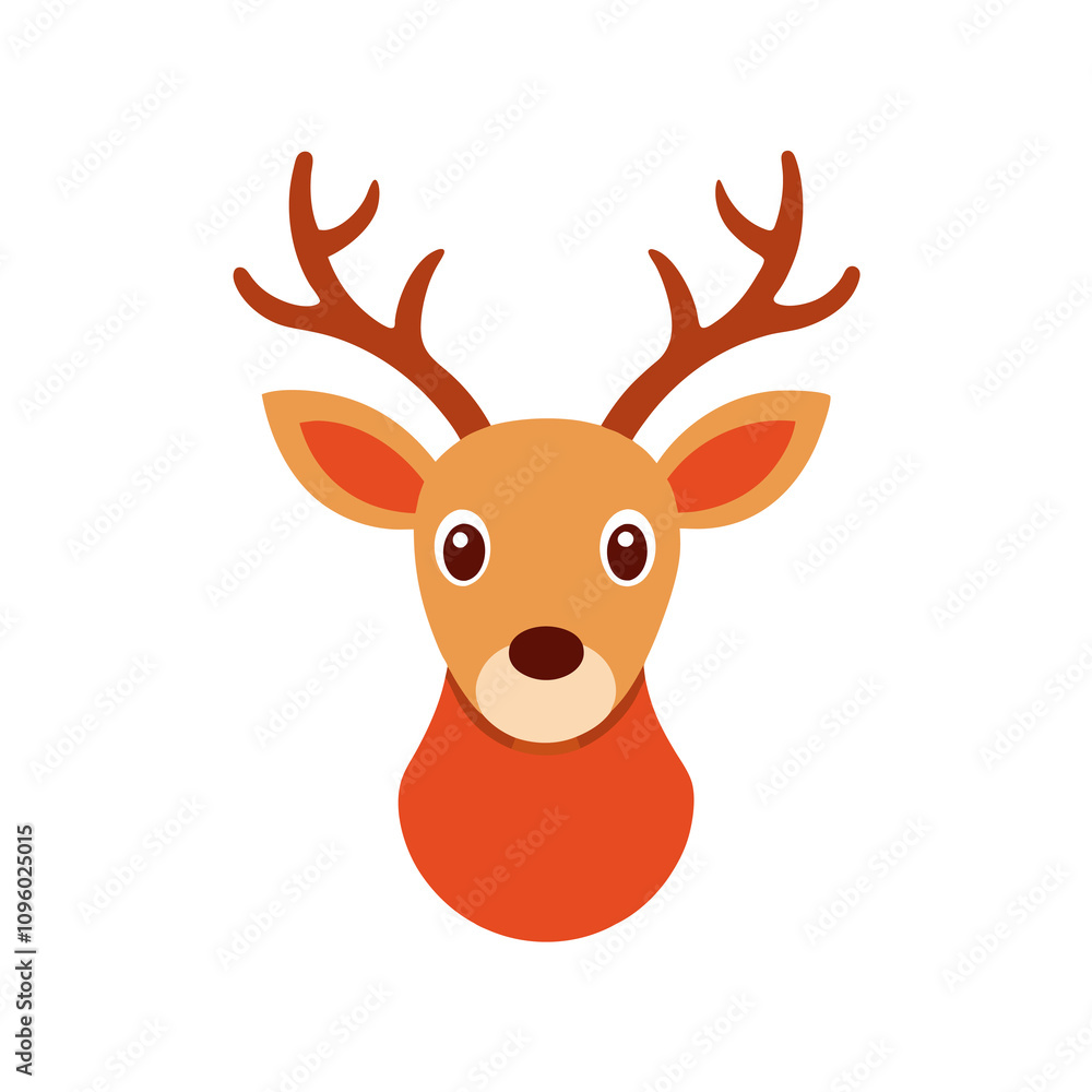 Christmas  reindeer head