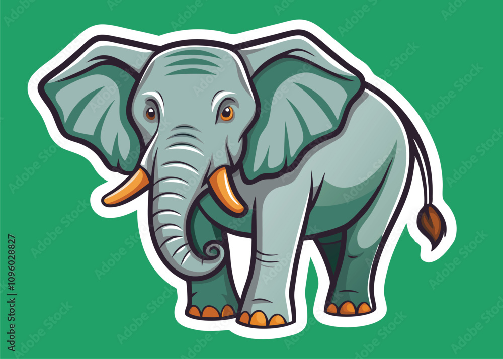 A cheerful elephant with bright features, radiating warmth and happiness. A cheerful elephant with bright features, radiating warmth and happiness.