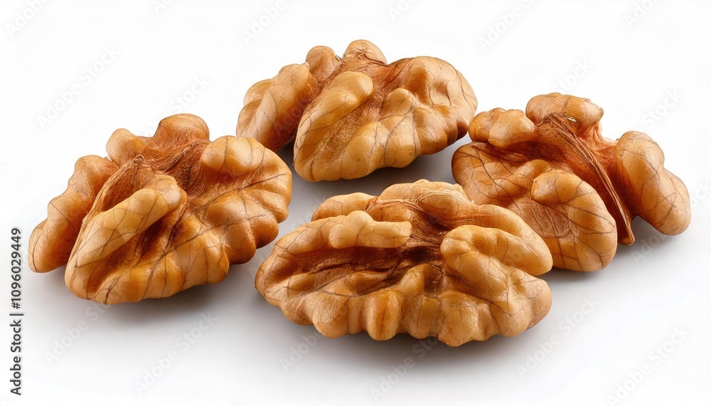 Delicious walnut kernels, isolated on white background isolated on white background Delicious walnut kernels, isolated on white background isolated on white background