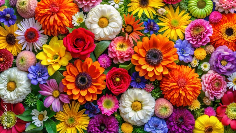 backdrop of vibrant flowers. backdrop of vibrant flowers.