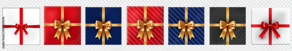 Colorful Gift Boxes with Bows. Christmas Gift Colorful Gift Boxes with Bows. Christmas Gift