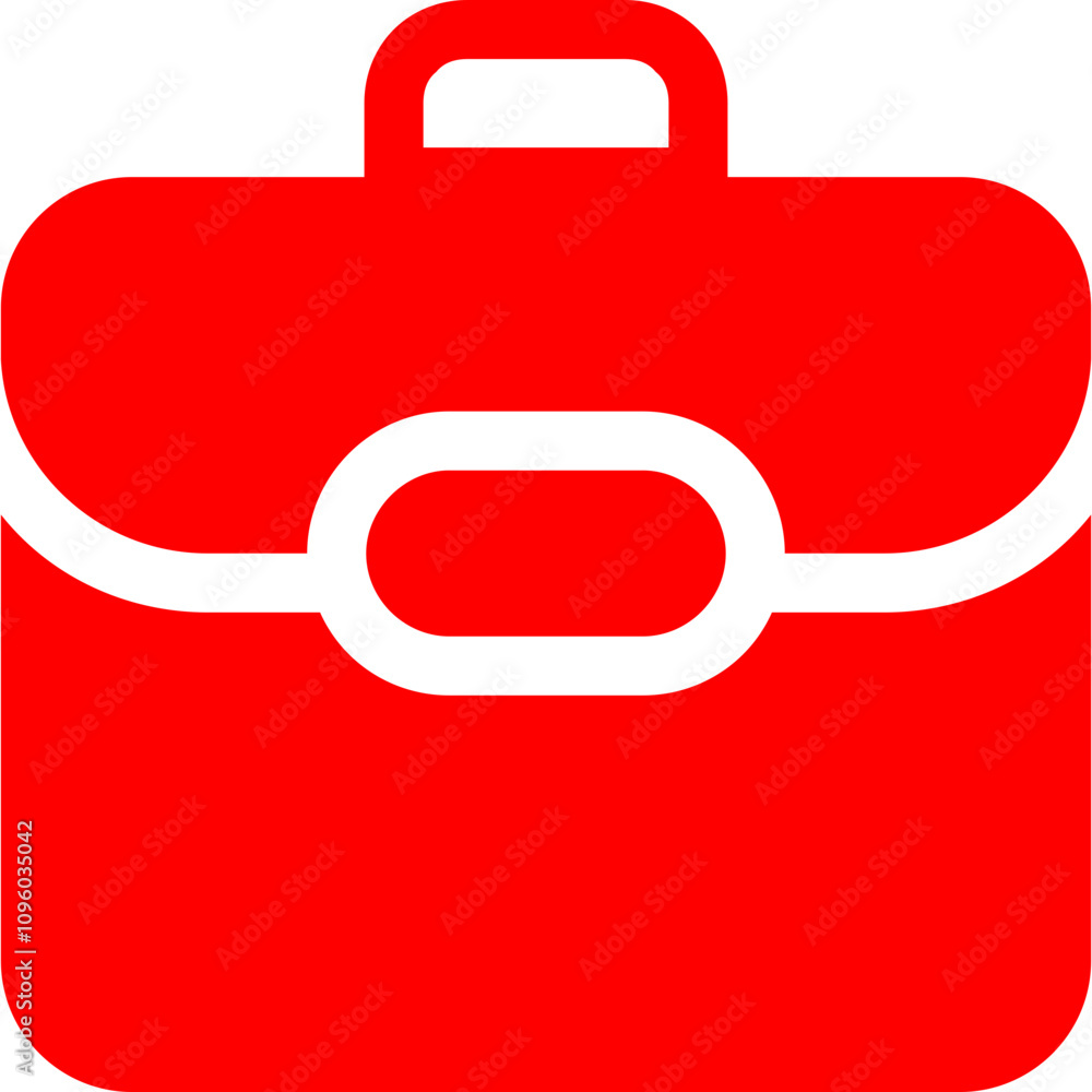Briefcase single vector line icon Briefcase single vector line icon