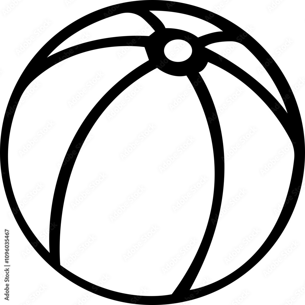 Beach ball icon.Vector illustration of beach balls beach ball icon template color editable. beach ball symbol vector sign isolated on white background illustration for graphic and web design.sea vacat Beach ball icon.Vector illustration of beach balls beach ball icon template color editable. beach ball symbol vector sign isolated on white background illustration for graphic and web design.sea vacat
