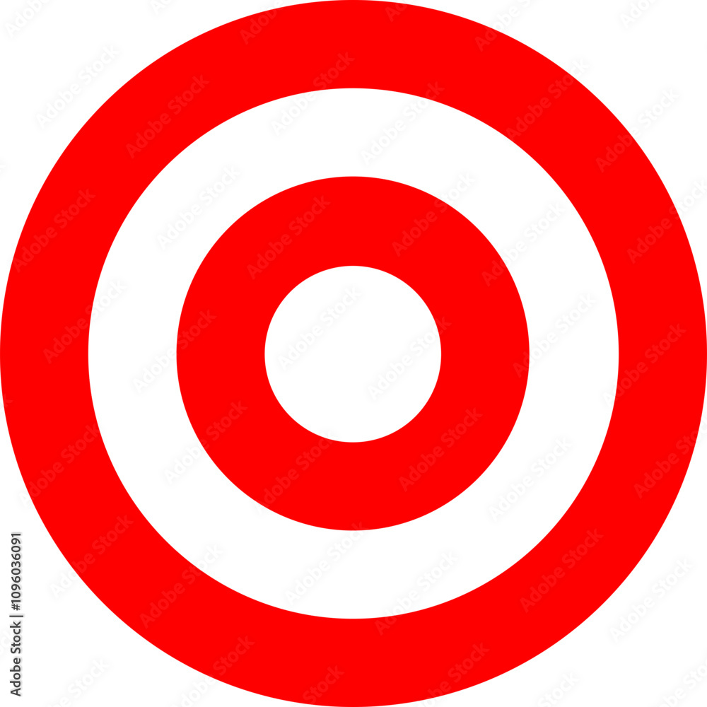 Target single vector line icon Target single vector line icon