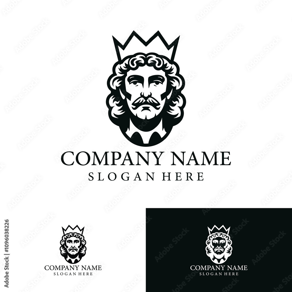Fototapeta premium Logo King Design Luxury Company