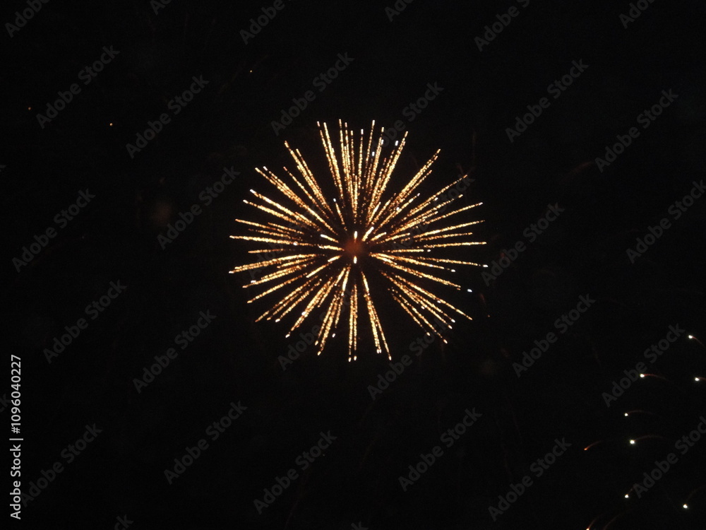 Very spectacular and beautiful fireworks at night Very spectacular and beautiful fireworks at night