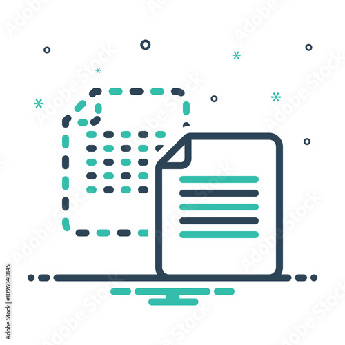 Mix icon for copy