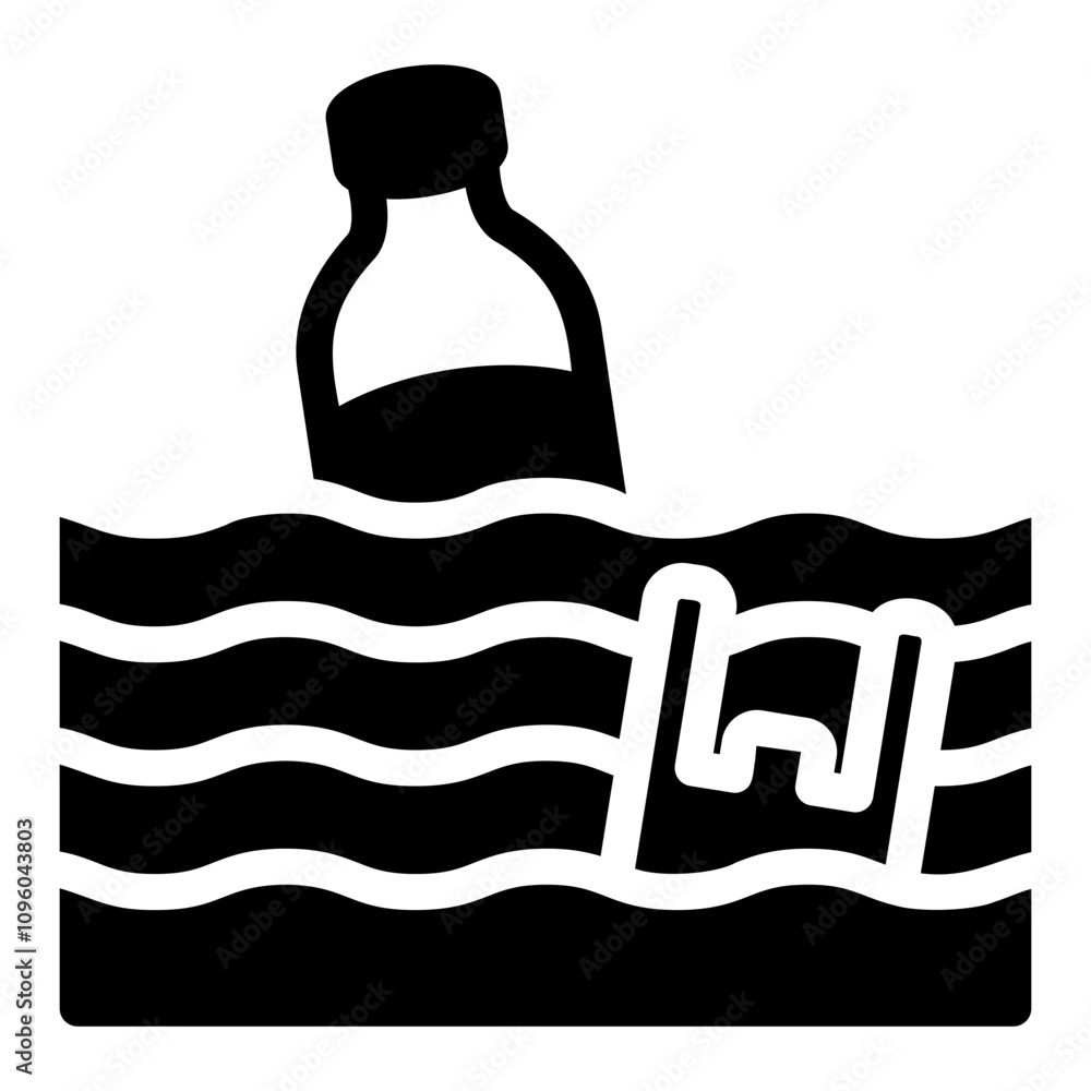 water pollution Solid icon water pollution Solid icon