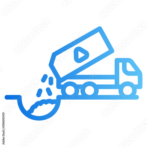 landfill Gradient icon