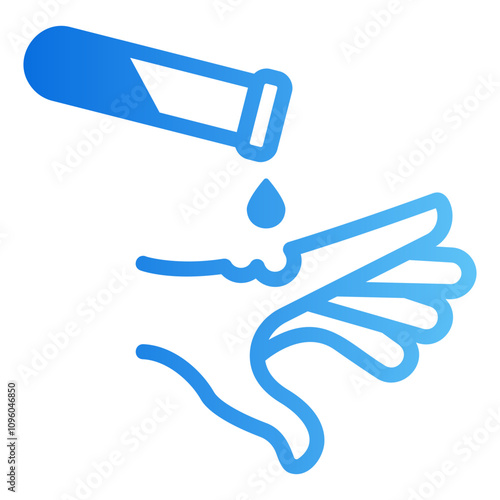 chemical spill Gradient icon