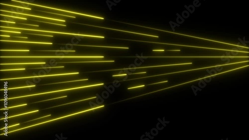 Abstract streak lines light . 4K Technology data transferring with glowing neon lines of the 3D concept 