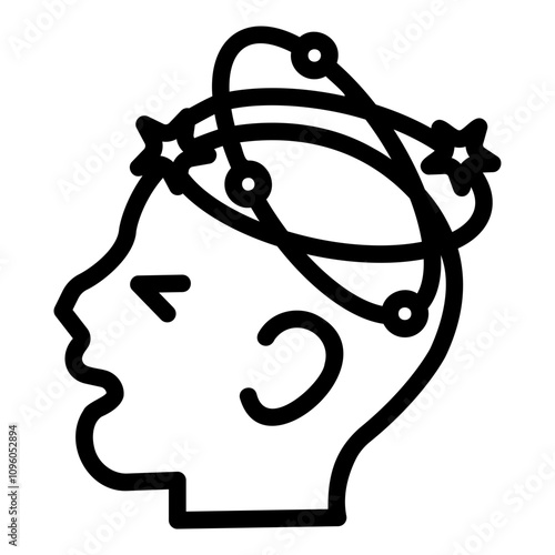 dizziness Line Icon