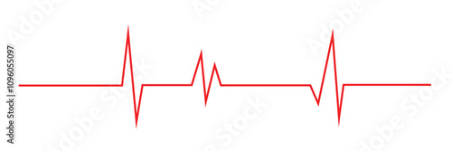 Heartbeat icon. red cardiology pulse icons. red Heartbeat icons. Medical heartbeat symbol.