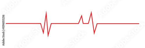 heart rhythm set , Electrocardiogram, ECG - EKG signal, Heart Beat pulse line icon concept design element , Concept of sport. Signs of rhythm, healthy life unhealthy ecg.