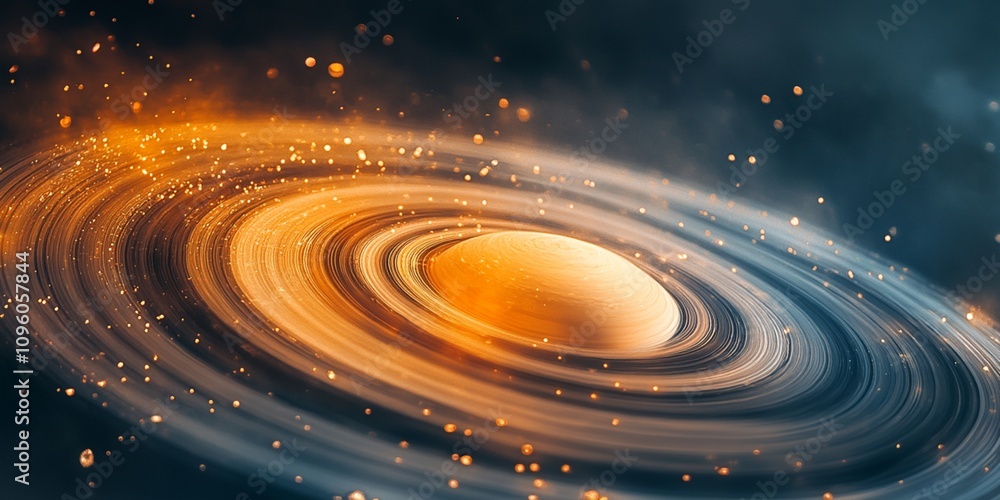 Obraz premium abstract spiral galaxy