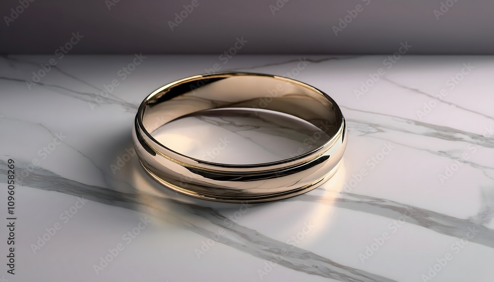 Minimalist gold band, marble texture backdrop, high fashion vibe, 3D illustration, ring jewelry, trendy, aesthetic. Minimalist gold band, marble texture backdrop, high fashion vibe, 3D illustration, ring jewelry, trendy, aesthetic.