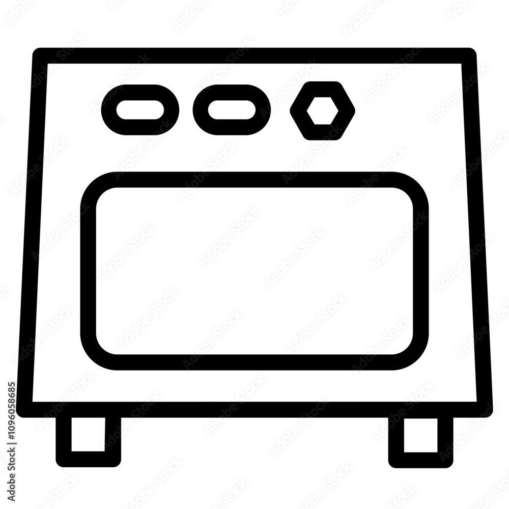 Drink Food Oven Line Icon