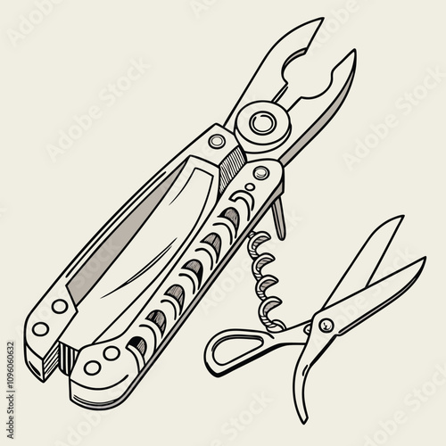  Multitool with Multiple Foldable Function