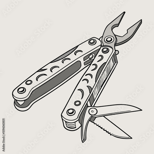  Multitool with Multiple Foldable Function