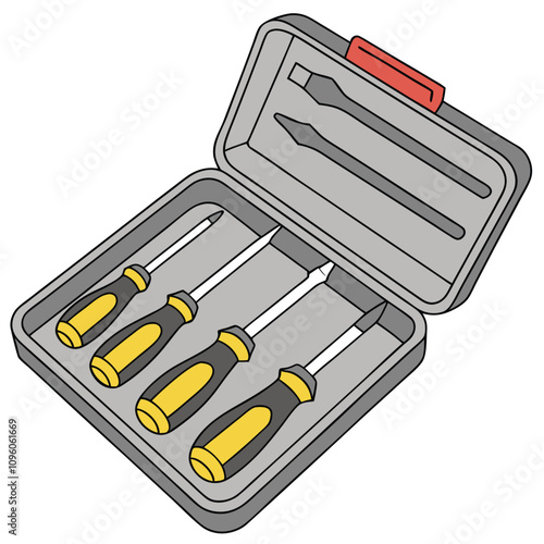  Set of Screwdrivers in a Compact Case