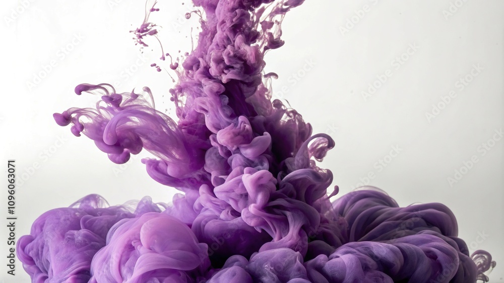 Swirling Purple Paints in Abstract Art, interior design element, abstract art, purple paints Swirling Purple Paints in Abstract Art, interior design element, abstract art, purple paints