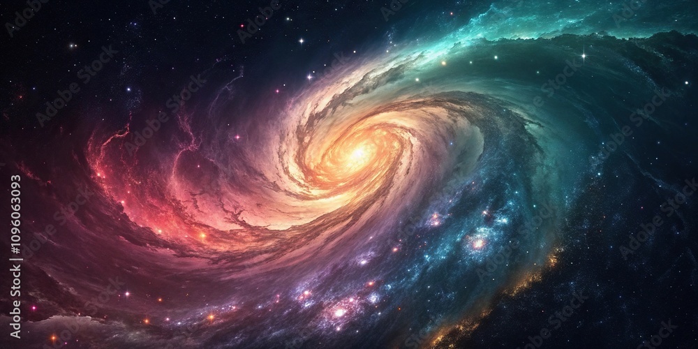 Swirling patterns of light and color blending into a vibrant display, abstract, kinetic energy, swirling Swirling patterns of light and color blending into a vibrant display, abstract, kinetic energy, swirling