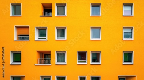 Modern Abstract Windows and Facades in Bright Color