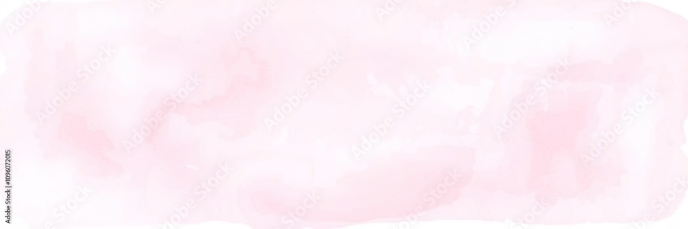 Fototapeta premium Watercolor pink rectangular shape background with soft brushstrokes and subtle texture, calming atmosphere, subtle texture