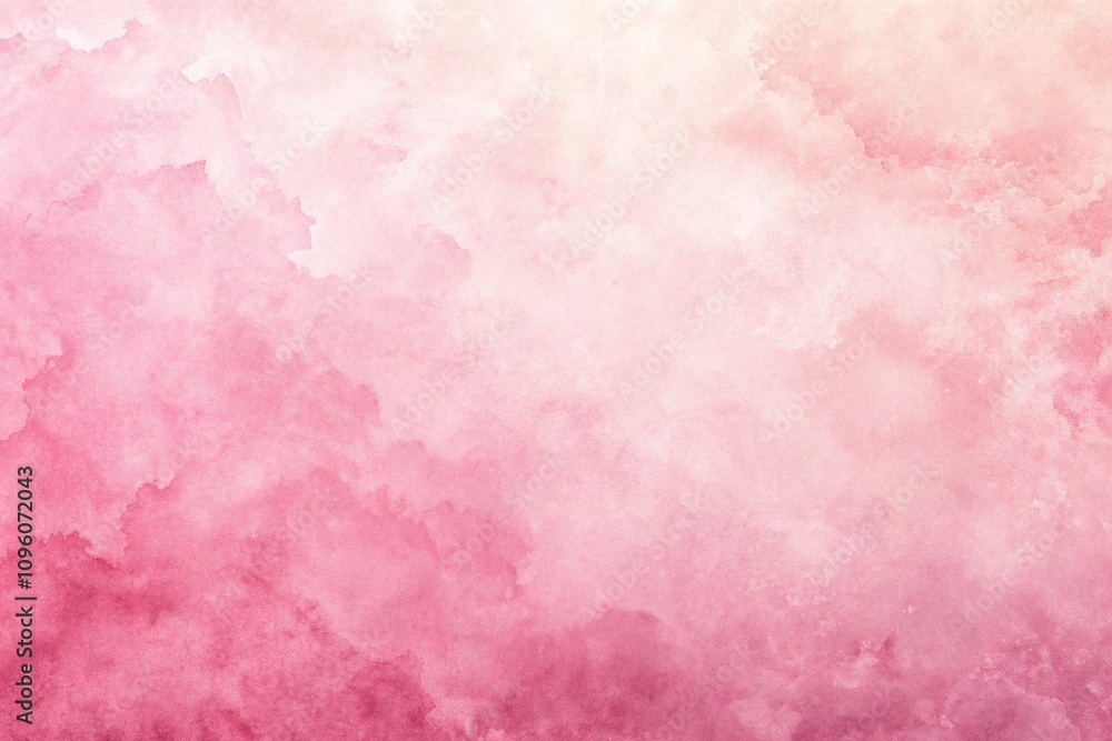 Obraz premium Watercolor pink ombre background with subtle texture for wedding decor and photo shoots, ombre effect, romance