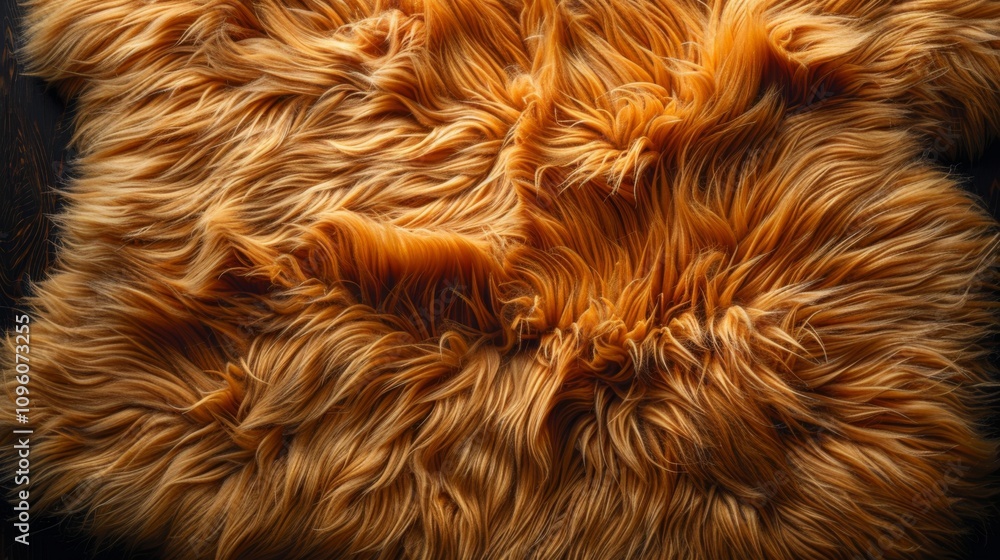 Fototapeta premium abstract texture, top down view, Soft and fluffy fur textures in natural animal fur patterns 