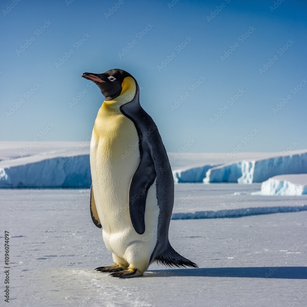 Fototapeta premium penguin wildlife animal photography antarctic animals birds cute animals nature arctic penguin love animal lovers penguin habitat cold regions feathered friends adorable creatures wildlife photography