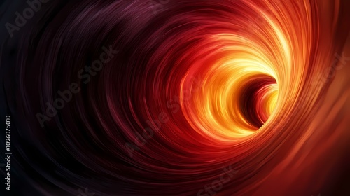 Wallpaper Mural The image shows a swirling vortex of vibrant colors, transitioning from dark reds and purples at the edges to bright oranges and yellows at the center, creating a tunnel-like effect.A fiery, swirling Torontodigital.ca