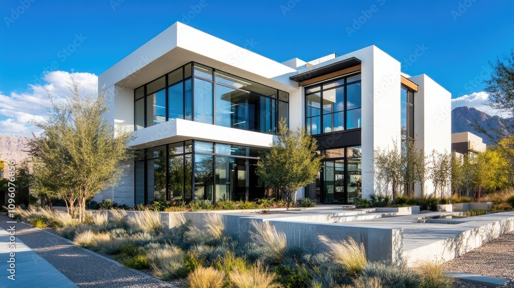 Modern Residential Housing Structure with Expansive Design Modern Residential Housing Structure with Expansive Design