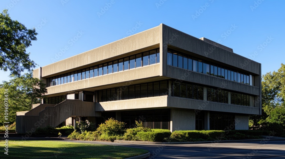 Obraz premium Modern Office Building from the 1960s