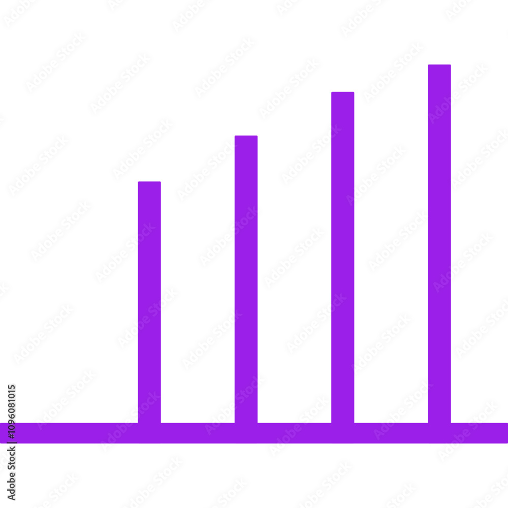 Stats single vector line icon Stats single vector line icon