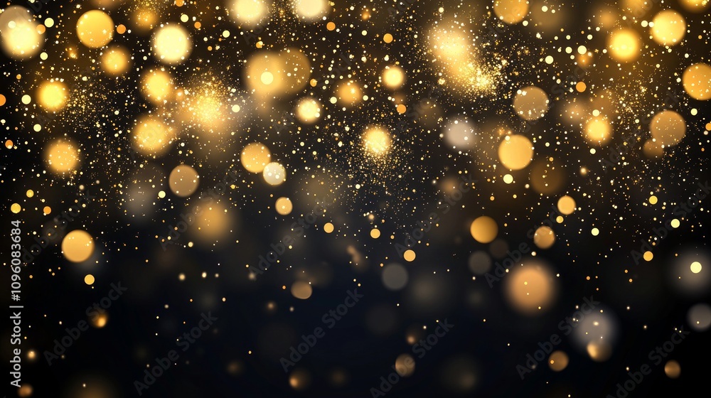 Golden Bokeh Background Golden Bokeh Background