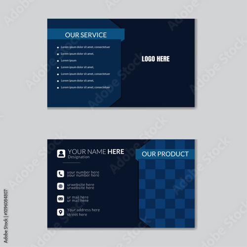  Elegant and luxury modern visiting card design template.