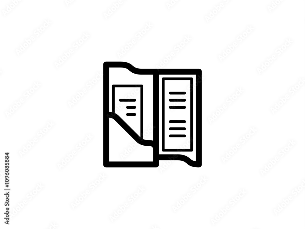 Document icon line solid Document icon line solid