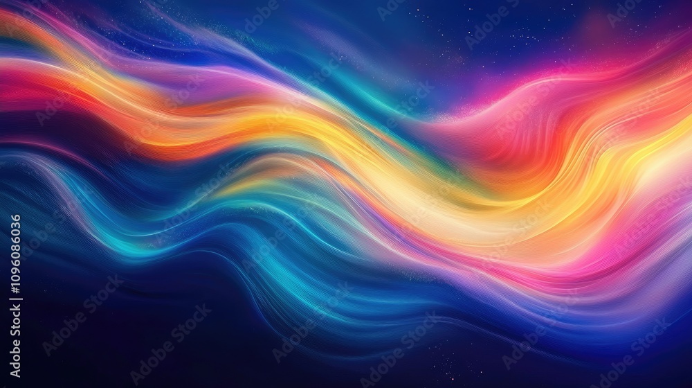 Colorful abstract oil-painted liquid waves creating a dreamlike, fluid motion of vivid pigments, blending together seamlessly for an artistic effect Colorful abstract oil-painted liquid waves creating a dreamlike, fluid motion of vivid pigments, blending together seamlessly for an artistic effect