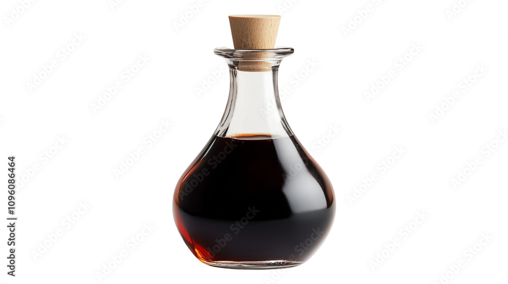 A Soy sauce in a glass bottle, Isolated on Transparent PNG Background. Generative AI
A Soy sauce in a glass bottle, Isolated on Transparent PNG Background. Generative AI