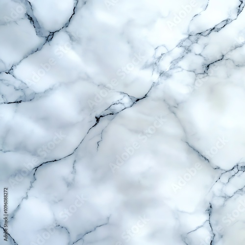 Elegant white marble texture background with subtle gray veins.